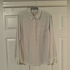 Merona Women’s Black and White Polka Dot Shirt